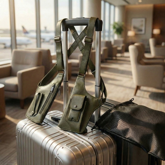 Jonaire - Borsa a spalla in pelle premium