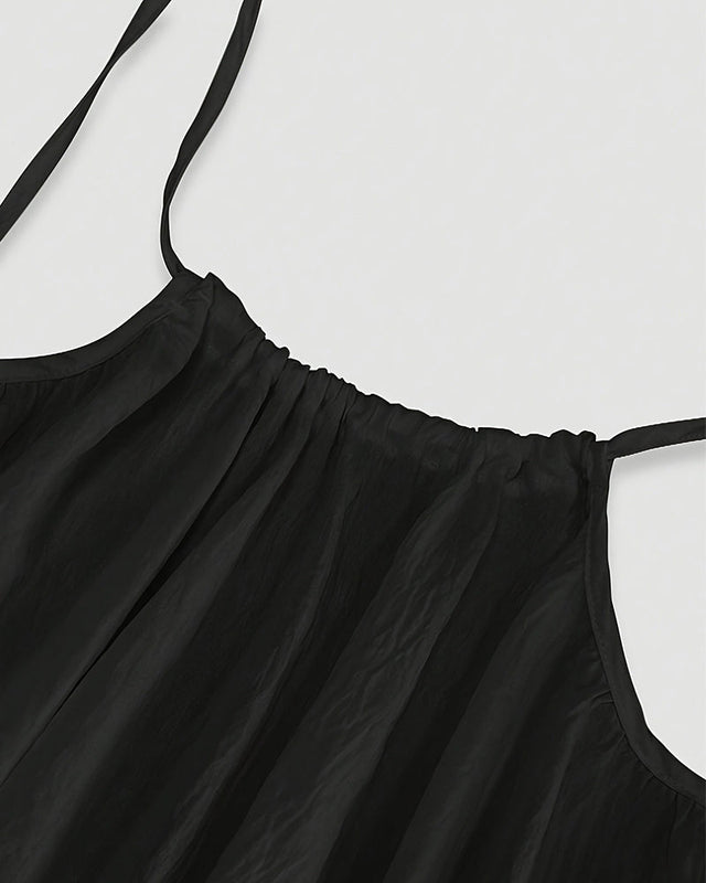 Vestito canotta da donna monocolore senza schienale