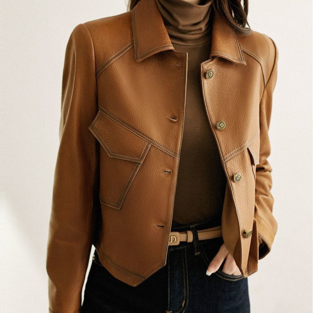 Giacca in pelle Selina